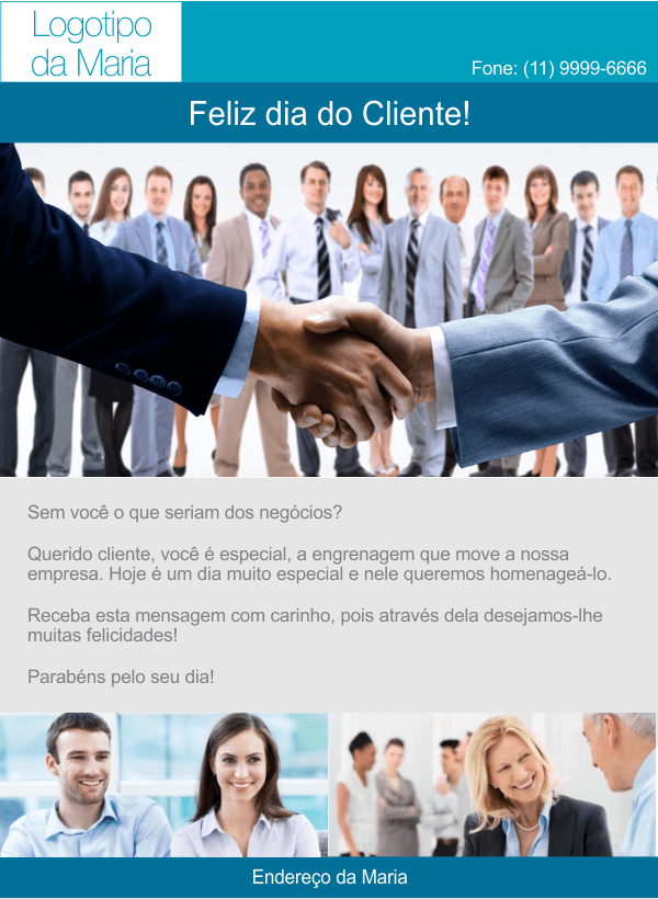 template de email marketing configurado