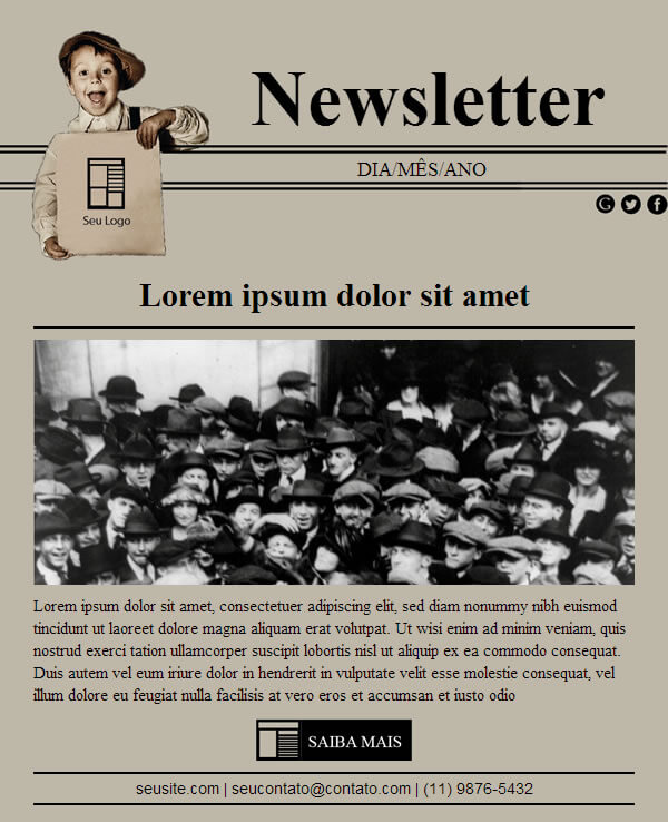 modelo newsletter